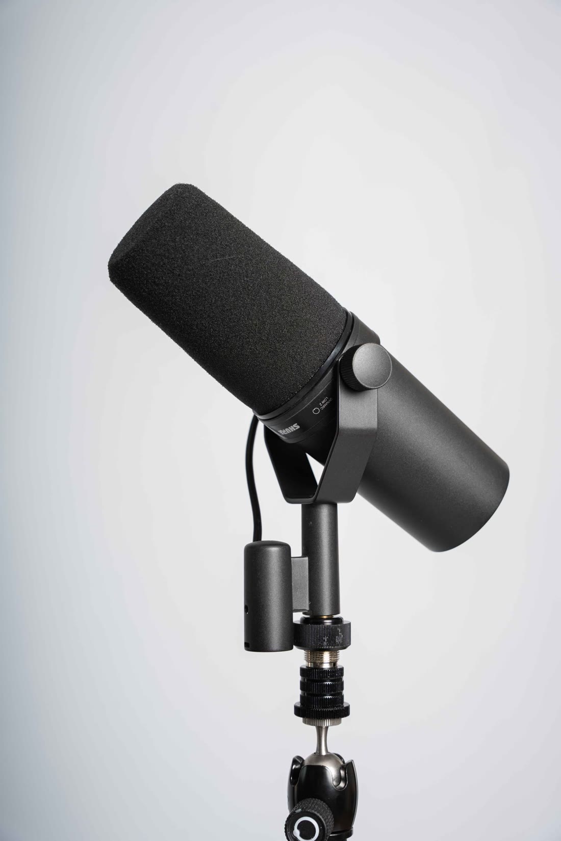Broadcast-Mikrofon für Moderationstraining
